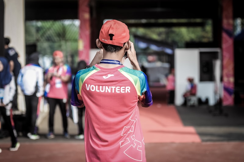 Community volunteers working together