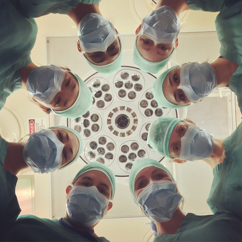 Healthcare staff providing compassionate care